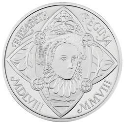 Pre-Owned 2008 UK Queen Elizabeth I £5 Proof Silver Coin - VAT Free