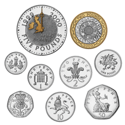 Pre-Owned 2000 UK Millennium Proof Silver Coin Collection - VAT Free