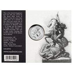 Pre-Owned 2013 UK 'A Timeless First' £20 Fine Silver Coin - Carded - VAT Free