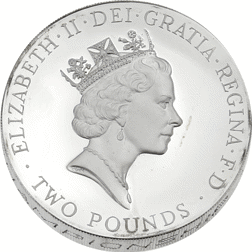 Pre-Owned 1996 UK 'A Celebration of Football' £2 Piedfort Proof Silver Coin - VAT Free