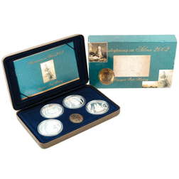 Pre-Owned 2002 Australia Masterpieces in Silver - 'Voyages Into History' Silver Proof 4-Coin Collection - VAT Free