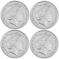 Pre-Owned 2002 Australia Masterpieces in Silver - 'Voyages Into History' Silver Proof 4-Coin Collection - VAT Free