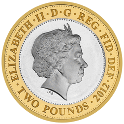 Pre-Owned 2012 UK 200th Anniversary Of Charles Dickens £2 Piedfort Proof Silver Coin - VAT Free