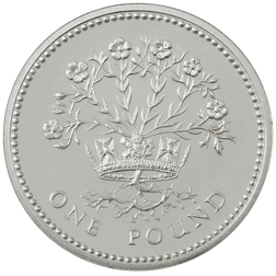 Pre-Owned 1986 UK £1 Piedfort Proof Silver Coin- VAT Free