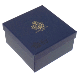 Pre-Owned 2012 UK Queens Diamond Jubilee £5 Gold-Plated Proof Silver Coin - VAT Free