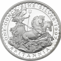 Pre-Owned 1997 UK Britannia £2 Proof Silver Coin - VAT Free