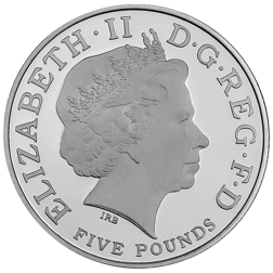 Pre-Owned 2005 UK Horatio Nelson Proof Silver Crown - VAT Free