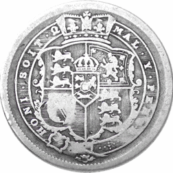 Pre-Owned UK 1816 George III Shilling Silver Coin - VAT Free