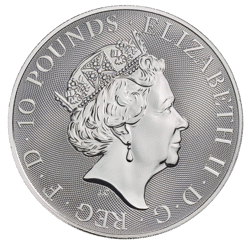 2019 UK Queen’s Beasts The Unicorn 10oz Silver Coin