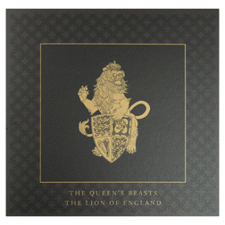 Pre-Owned 2017 UK Queen's Beasts The Lion 1oz Proof Silver Coin - VAT Free