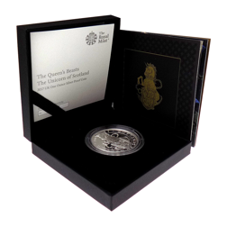 Pre-Owned 2017 UK Queen's Beasts The Unicorn 1oz Silver Proof Coin - VAT Free
