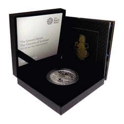 Pre-Owned 2017 UK Queen's Beasts The Unicorn 1oz Proof Silver Coin - VAT Free