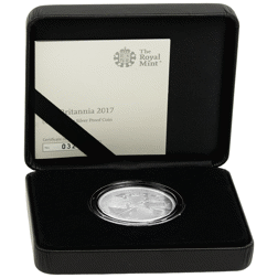 Pre-Owned 2017 UK Britannia 1oz Proof Silver Coin - VAT Free