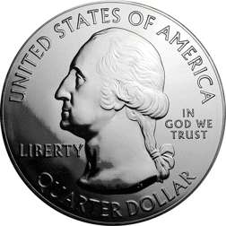 Pre-Owned 2016 ATB Harpers Ferry 5oz Silver Coin - VAT Free