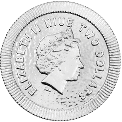 Pre-Owned Niue Athenia Owl 1oz Silver $2 Stackable Coin - Mixed Dates - VAT Free