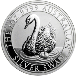 Pre-Owned 2018 Australian Swan 1oz Silver Coin - VAT Free