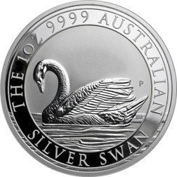 Pre-Owned 2017 Australian Swan 1oz Silver Coin - VAT Free