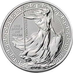 Pre-Owned 2018 UK Britannia Oriental Border 1oz Silver Coin - VAT Free