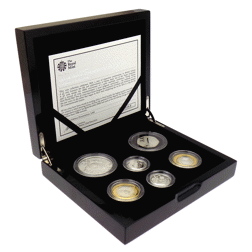 Pre-Owned 2014 UK Limited Edition Commemorative Silver Proof 6-Coin Set - VAT Free