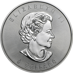 Pre-Owned 2016 Canadian White Falcon 1.5oz Silver Coin - VAT Free