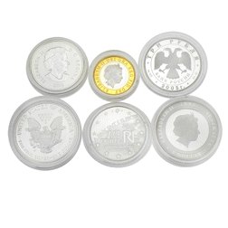 Pre-Owned 2005 End Of World War II 60th Anniversary Silver Proof Six Coin Collection - VAT Free