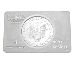 Pre-Owned 2016 US Eagle Silver Coin Bar - VAT Free