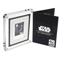 Pre-Owned 2017 Niue Star Wars 'A New Hope' 40th Anniversary Proof/Colourised 1oz Silver Coin - VAT F