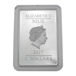 Pre-Owned 2017 Niue Star Wars 'A New Hope' 40th Anniversary Proof/Colourised 1oz Silver Coin - VAT F