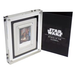 Pre-Owned 2018 Niue Star Wars 'Attack of the Clones' 1oz Proof/Colourised 1oz Silver Coin - VAT Free