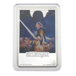 Pre-Owned 2017 Niue Star Wars 'Return of the Jedi' Proof/Colourised 1oz Silver Coin - VAT Free