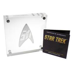 Pre-Owned 2016 Perth Mint Star Trek 50th Anniversary Delta 1oz Silver Proof Coin - VAT Free