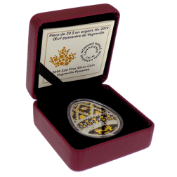 Pre-Owned 2019 Canadian $20 Vegreville Pysanka Egg Shaped Silver Coin - VAT Free