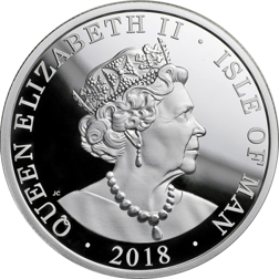 Pre-Owned 2018 Isle of Man 1oz Noble Silver Coin - VAT Free