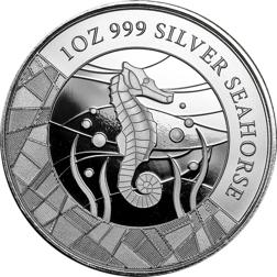 Pre-Owned 2018 Samoa Seahorse 1oz Silver Coin - VAT Free