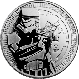 Pre-Owned 2018 Niue Star Wars Stormtrooper 1oz Silver Coin - VAT Free