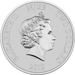 Pre-Owned 2019 Niue Star Wars Clone Trooper 1oz Silver Coin - VAT Free