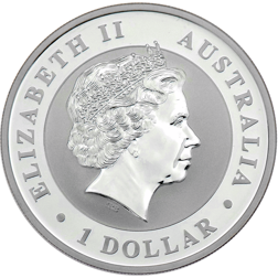 Pre-Owned 2011 Australian Koala 1oz Silver Coin Bear Privy - VAT Free