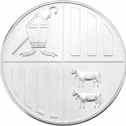 Pre-owned 2008 Andorra Bald Eagle 1 Diner Silver Coin - VAT Free