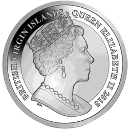 Pre-Owned 2018 British Virgin Islands Reverse Pegasus 1oz Silver Coin - VAT Free