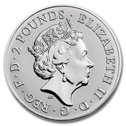 Pre-Owned 2018 UK Landmarks of Britain Trafalgar Square 1oz Silver Coin - VAT Free