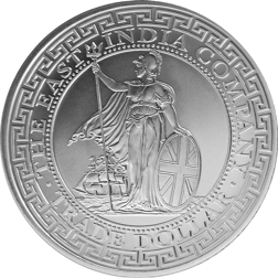 Pre-Owned 2018 St. Helena Trade Dollar Restrike 1oz Silver Coin - VAT Free