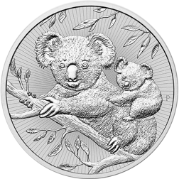 Pre-Owned 2018 Australian Koala 2oz Silver Coin - VAT Free