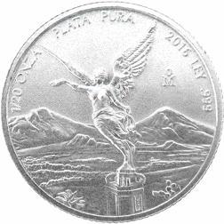 Pre-Owned Mexican Libertad 1/20oz Silver Coin - Mixed Dates - VAT Free