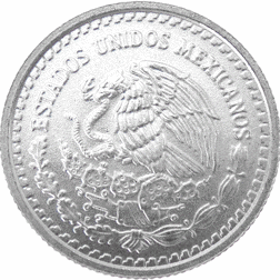 Pre-Owned Mexican Libertad 1/20oz Silver Coin - Mixed Dates - VAT Free