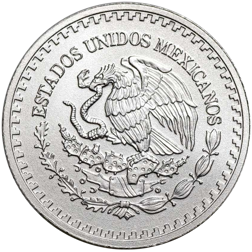 Pre-Owned Mexican Libertad 1/10oz Silver Coin - Mixed Dates - VAT Free