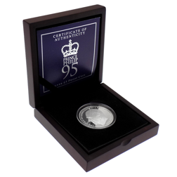 Pre-Owned 2016 Guernsey Prince Philip 95th Birthday £5 Proof Silver Coin - VAT Free