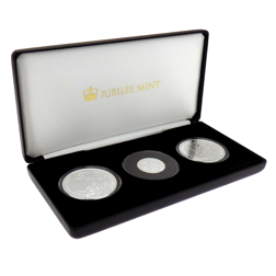 Pre-Owned 2016 UK & Tristan Da Cunha Britannia Three Kings Silver 3-Coin Collection - VAT Free