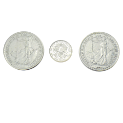 Pre-Owned 2016 UK & Tristan Da Cunha Britannia Three Kings Silver 3-Coin Collection - VAT Free