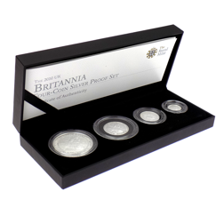 Pre-Owned 2010 UK Britannia Proof Silver 4-Coin Set - VAT Free
