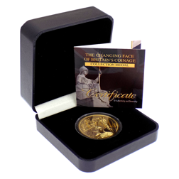 Pre-Owned Changing Face Of British Coinage Collectors Gilded Silver Proof Medal - VAT Free
